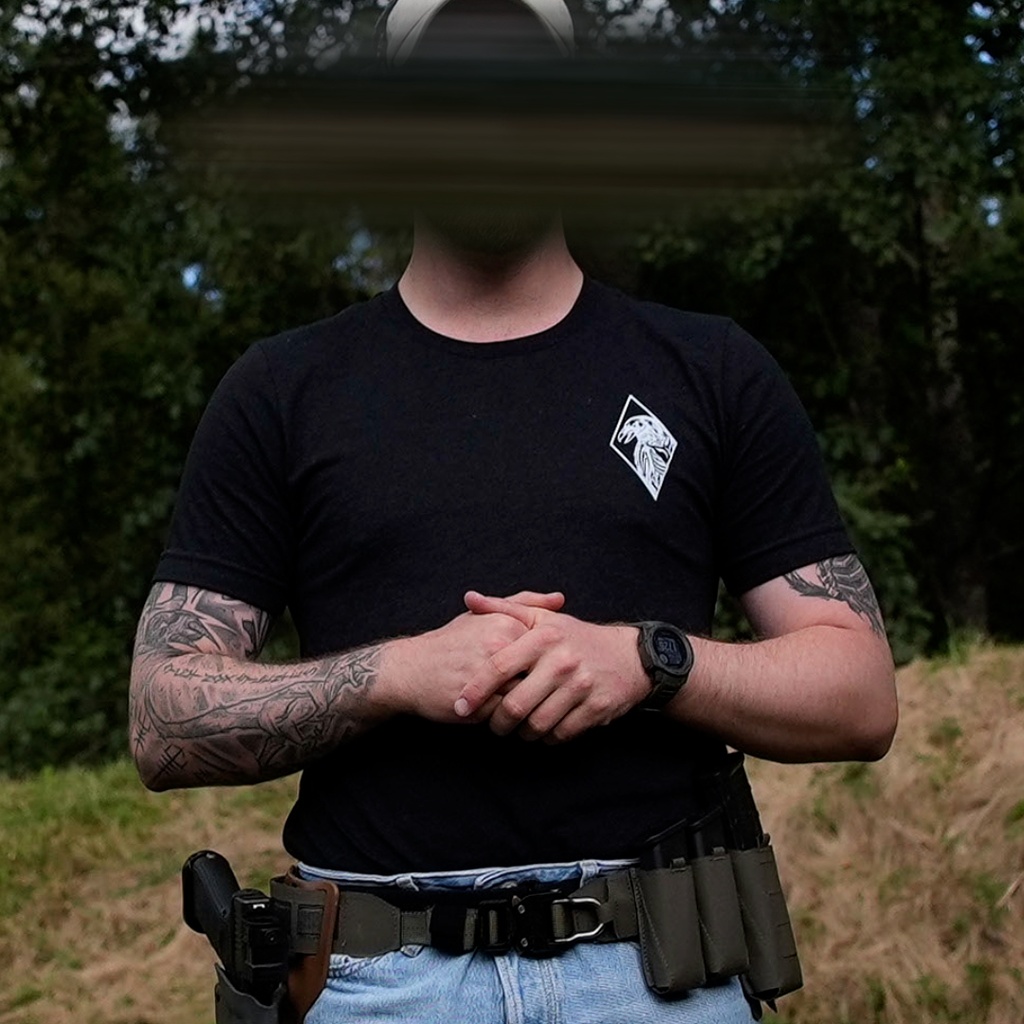 No Choice Tee in Heather Black, Vorderseite